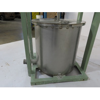 50 Gal Gallon SS Stainless Steel Tank 0.75KW 18RPM 3PH Mixer Mixing Agitator Lid