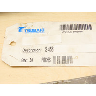 Tsubaki S-458 Drop-Forged Barloop/Bar-Link Rivetless Chain X458 Compatible