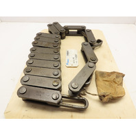 Tsubaki S-458 Drop-Forged Barloop/Bar-Link Rivetless Chain X458 Compatible