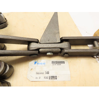 QTY 2 TSUBAKI S-22 ATTACHMENTS FOR 458 CHAIN Barloop/Link Rivetless Chain S X458