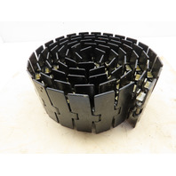 Rex S881TAB K-4-1/2"Wide 79 Link Steel Table Top Side Flexing Conveyor Chain