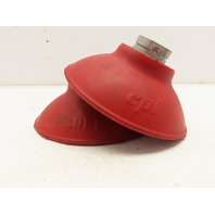 Destaco CPI-40FF-C-45 Lot Of 2 4"Flat Foot Vacuum Suction Cup Red