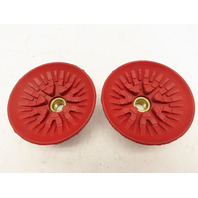Destaco CPI-40FF-C-45 Lot Of 2 4"Flat Foot Vacuum Suction Cup Red
