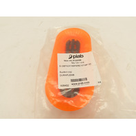 Piab OBF50X140 Oval Bellows Polyurethane Suction/Vacuum Cup 3/8"NPT Orange