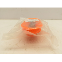 Piab OBF50X140 Oval Bellows Polyurethane Suction/Vacuum Cup 3/8"NPT Orange