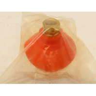Piab 0206540 DCF90P.4S.N49MR Round Polyurethane Suction/Vacuum Cup 3/8NPT Orange