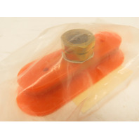 Piab 0121865 OCF40X110P.5R.N48W Oval Suction/Vacuum Cup 3/8NPT Orange