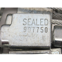 QTY 25 3.5mm High Security Steel Cable Lock Seals - Model CL99-35SD-14"