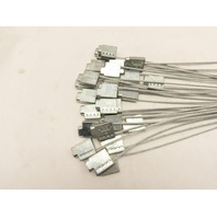 QTY 25 3.5mm High Security Steel Cable Lock Seals - Model CL99-35SD-14"