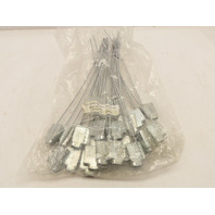 QTY 25 3.5mm High Security Steel Cable Lock Seals - Model CL99-35SD-14"