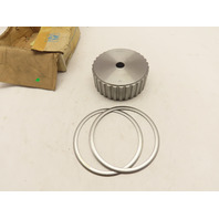 Tsubaki 30H150AF Timing Belt Pulley w/ Weld on Flanges 18mm Bore Cut to Fit