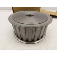 Tsubaki PT24H150AF Timing Belt Pulley w/ Weld on Flanges 18mm Bore Cut to Fit
