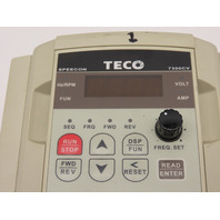 Teco 7300CV Inverter Motor Controller (VFD) 5Hp 3.7Kw 380-480V IN 0-480V Out