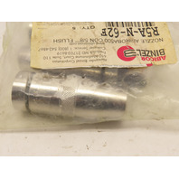 Abicor Binzel R5A-N-62F Abirob A500 5/8" FLUSH MIG Welding Gas Nozzles (QTY 5)