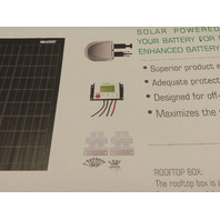 WAAREE WSBC-50 CEYONE SOLAR KIT w/30A CHARGE CONTROLLER 50 Watt SOLAR PANEL KIT