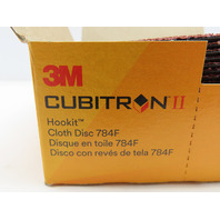 (Box of  25)3M Cubitron II 76677 Hookit 5"Cloth Disc 36+Grit Ceramic Hook & Loop