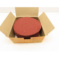 (Box of  25)3M Cubitron II 76677 Hookit 5"Cloth Disc 36+Grit Ceramic Hook & Loop