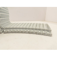 Intralox 2400 Series 1"P Radius Raised Rib Modular Plastic 8"W Conveyor Belt 10'