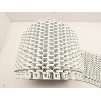 Intralox 2400 Series 1"P Radius Raised Rib Modular Plastic 8"W Conveyor Belt 10'