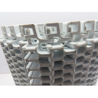 Intralox 2400 Series 1"P Radius Raised Rib Modular Plastic 8"W Conveyor Belt 10'