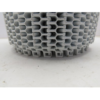 Intralox 2400 Series 1"P Radius Raised Rib Modular Plastic 8"W Conveyor Belt 10'