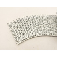 Intralox 2400 Series 1"P Radius Raised Rib Modular Plastic 8"W Conveyor Belt 10'