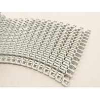 Intralox 2400 Series 1"P Radius Raised Rib Modular Plastic 8"W Conveyor Belt 10'