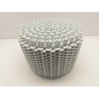 Intralox 2400 Series 1"P Radius Raised Rib Modular Plastic 8"W Conveyor Belt 10'