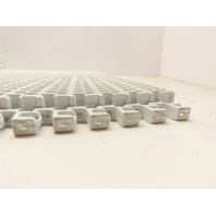 Intralox 2400 Series 1"P Radius Raised Rib Modular Plastic18"W Conveyor Belt 10'