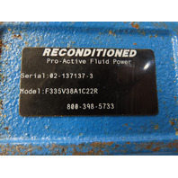 Eaton Vickers F335V38A1C22R  Hydraulic Single Vane Pump 38GPM 7.37cu In./rev