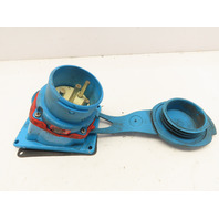 Meltric 33-68043 DS Switch Rated Inlet Plug 60A 480V 3Ph W/Cracked Angle Base 3R