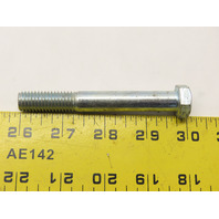 1/2-13 x 3-3/4" UNC Inch Hex Head Cap Screw Bolt Zinc Plated Steel Grade 5 (100)