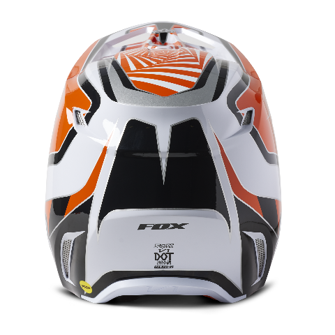 Fox Racing V1 Goat Dirt Bike MX SXS ATV Off-Road Helmet Orange