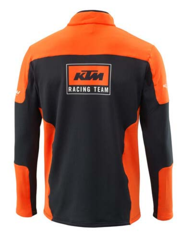 KTM 2024 Team Half Zip Sweater Black/Orange Adult Medium