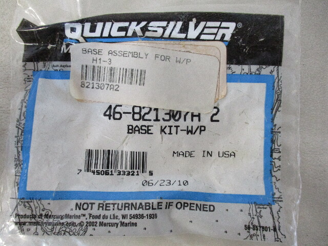 SEI Marine Water Pump Base For Mercury Mariner 25-50HP 2-Stroke 4-Stroke 46-821307A2