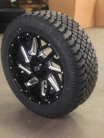 20x9 Vision Spyder Black Wheels 32