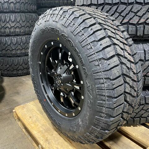 D5Ｋ 17x9 Fuel Krank D517 Black Wheels Rims 33