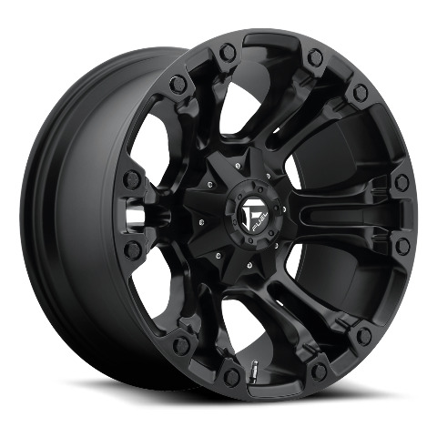 20x10 Fuel D560 Vapor Black Wheels 285/55R20 AT Tires 5x5 Jeep