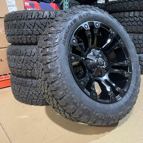 20x9 FUEL D560 Vapor Black Wheels Rims 32
