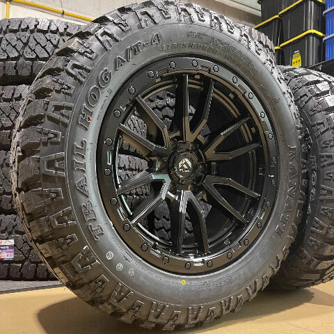 4 20x9 Fuel D679 Rebel Black Wheels Rims 33