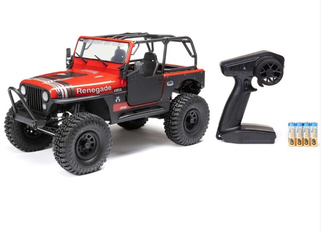 1/10 SCX10 III Jeep CJ-7 4X4 RTR Brushed Rock Crawler, Red | eBay