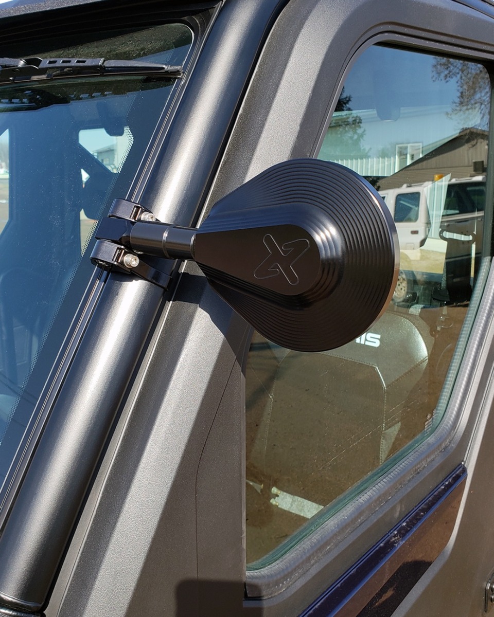 KLOCK WERKS KWS-05-0612 Mirror - Extension - Side View - Round - Right - Kit