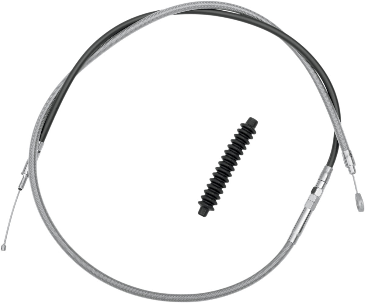 DRAG SPECIALTIES 5322406HE High-Efficiency Braided Stainless Steel Clutch Cable