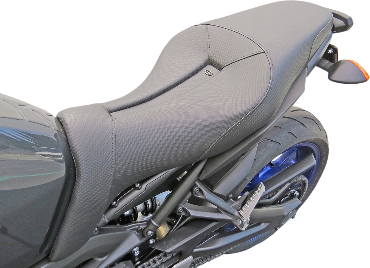 SADDLEMEN 0810-Y127 Gel Channel Track Carbon Fiber Sport Seat