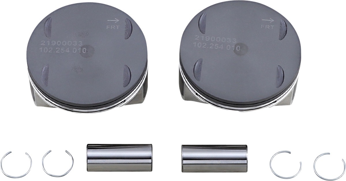 DRAG SPECIALTIES 21900048-010 Piston Kit - +0.010 - 114" Motor - M8