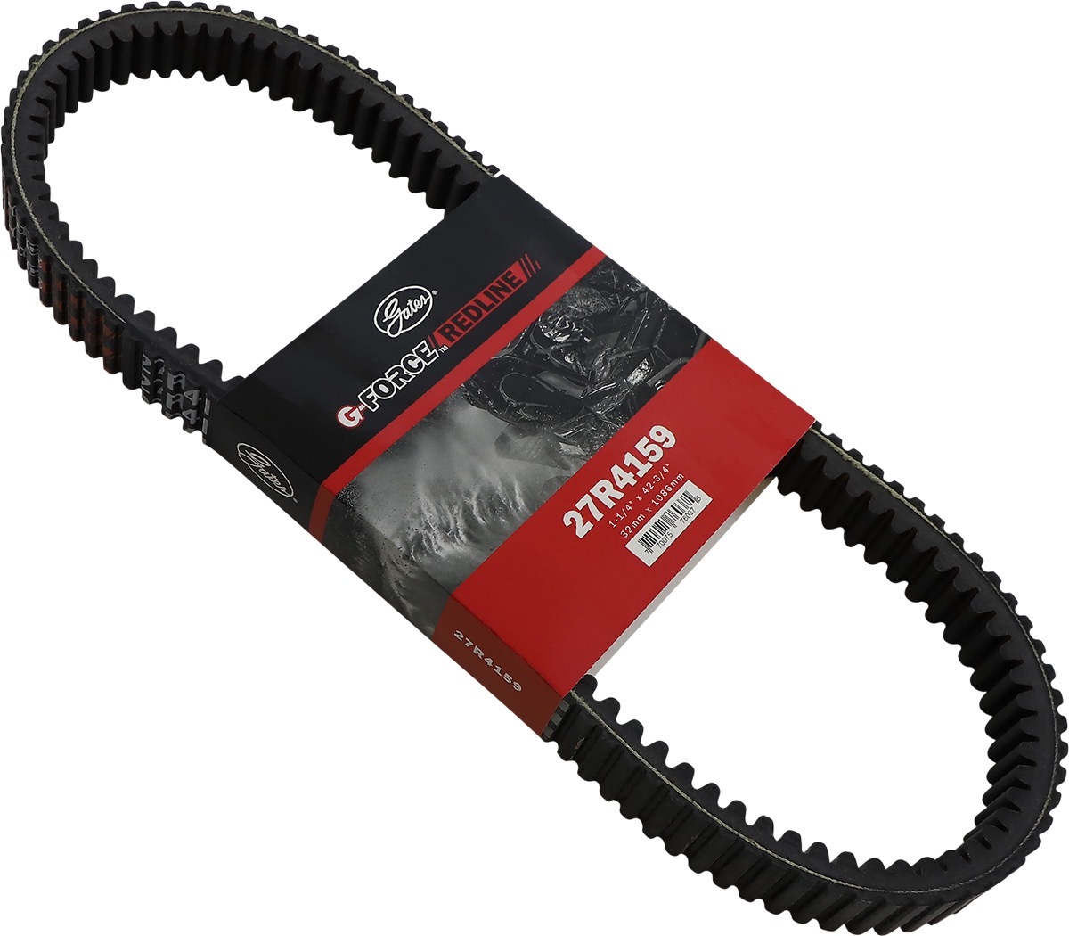 GATES 27R4159 Drive Belt - G-Force RedLine - Polaris