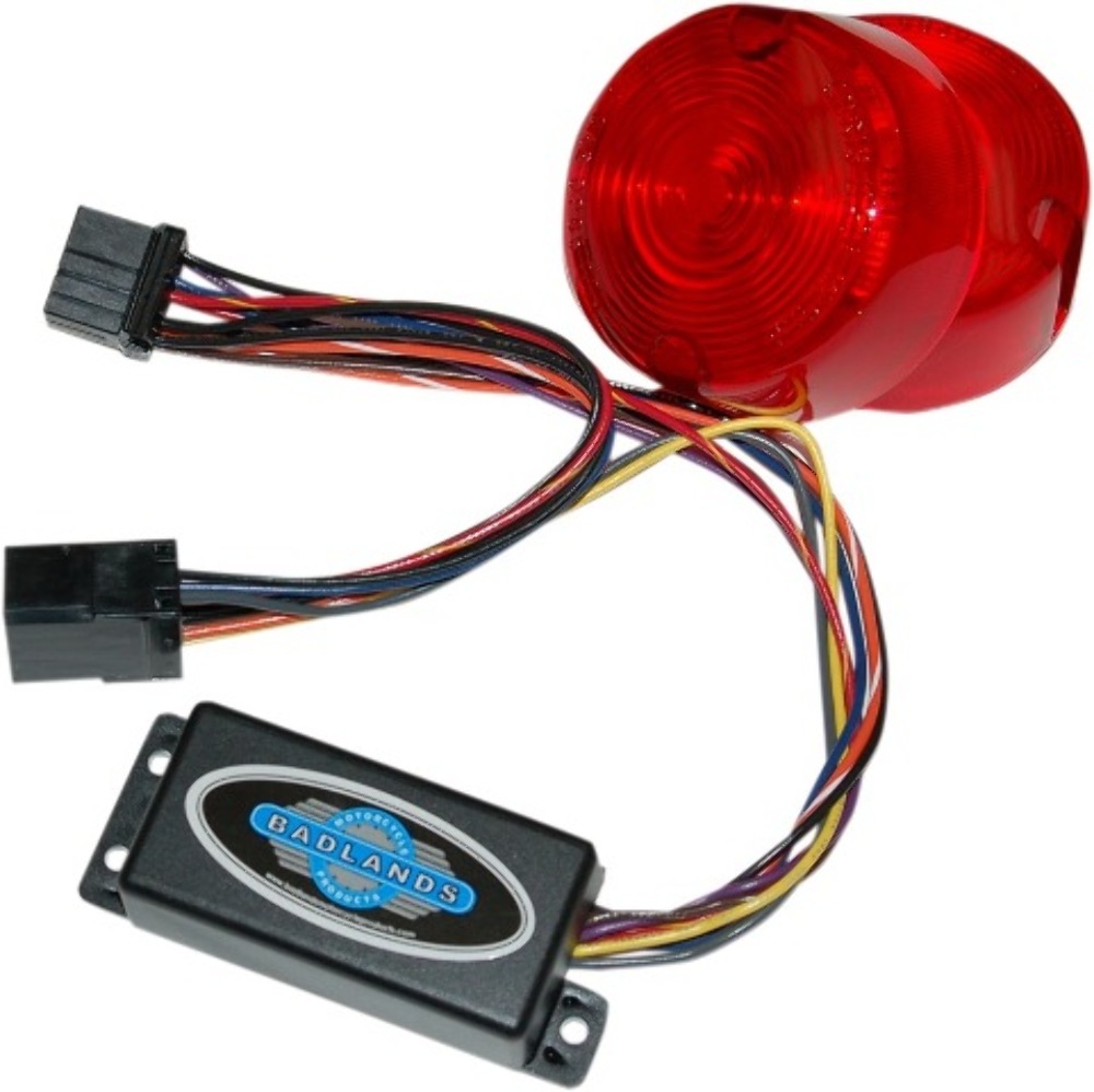 BADLANDS ILL-03-RL-B Plug-In Illuminator with Red Lenses - 8 Pin