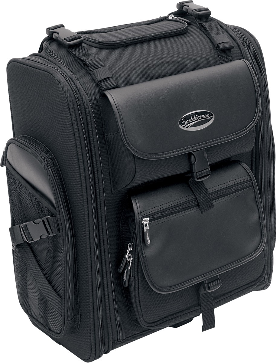 SADDLEMEN 3515-0080 S2200E Expandable Sissy Bar Bag