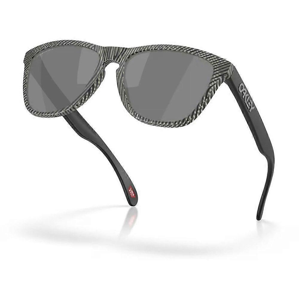 Oakley OO9013-M055 FROGSKINS Sunglasses Grey Ink Fingerprint W/ PRIZM Black Lens
