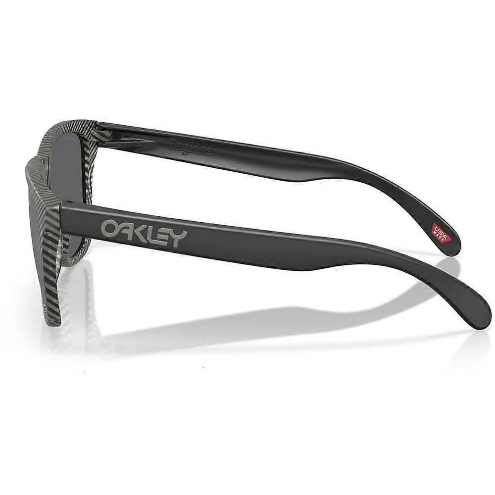 Oakley OO9013-M055 FROGSKINS Sunglasses Grey Ink Fingerprint W/ PRIZM Black Lens